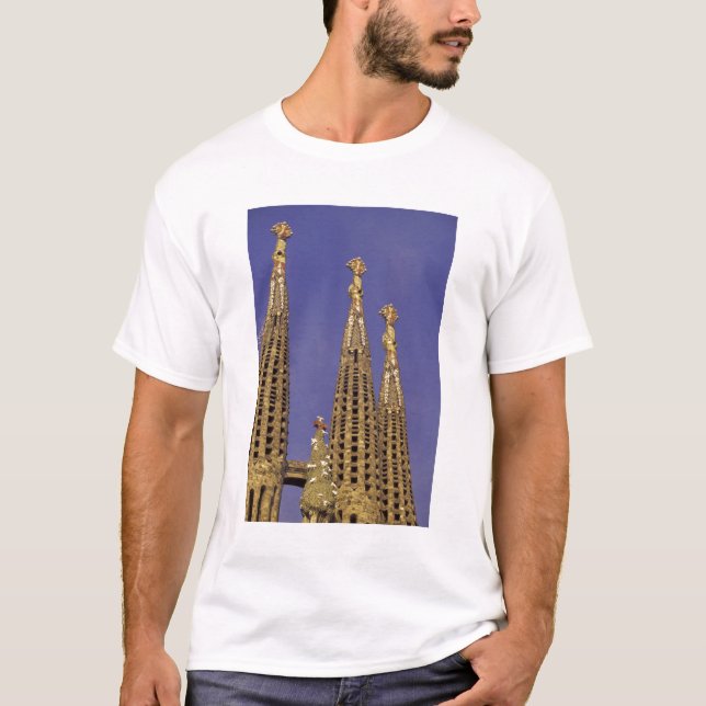 Europe, Spain, Barcelona Sagrada Familia T-Shirt (Front)