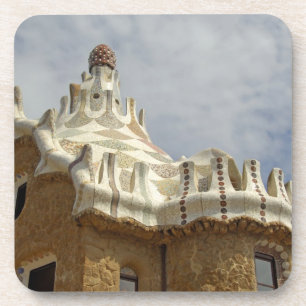 Europe, Spain, Catalunya, Barcelona. Park Guell, 2 Coaster