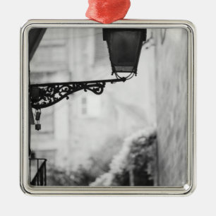 Europe, Spain, Mallorca. Street lamps, Palma Metal Tree Decoration