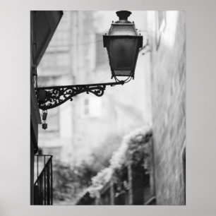 Europe, Spain, Mallorca. Street lamps, Palma Poster