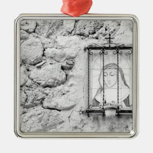 Europe, Spain, Mallorca. The Holy Wall, Metal Tree Decoration