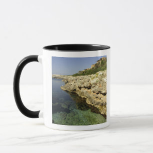 Europe, Spain, Minorca (aka Menorca), Binibeca. 2 Mug