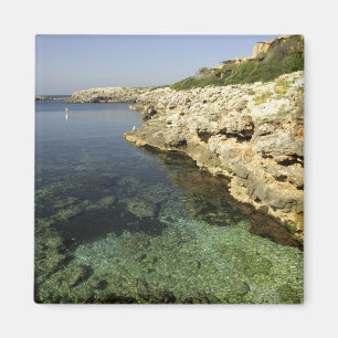 Europe, Spain, Minorca (aka Menorca), Binibeca. Magnet