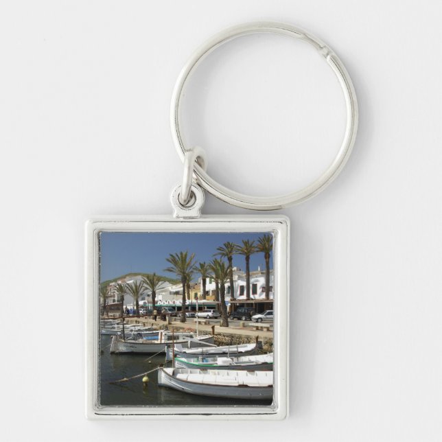 Europe, Spain, Minorca (aka Menorca). Fishing Key Ring (Front)