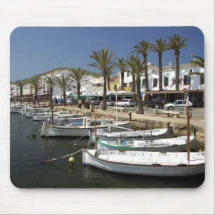 Europe, Spain, Minorca (aka Menorca). Fishing Mouse Mat