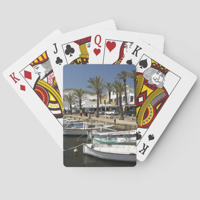 Europe, Spain, Minorca (aka Menorca). Fishing Playing Cards (Back)