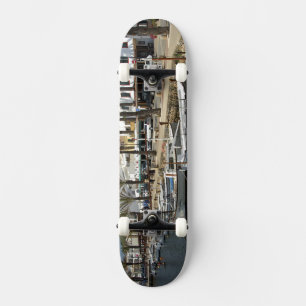 Europe, Spain, Minorca (aka Menorca). Fishing Skateboard