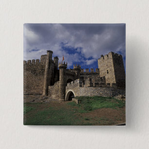 Europe, Spain, Ponferrada, Leon. Templer 15 Cm Square Badge