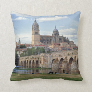 Europe, Spain, Salamanca. The Roman bridge over Cushion