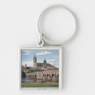 Europe, Spain, Salamanca. The Roman bridge over Key Ring
