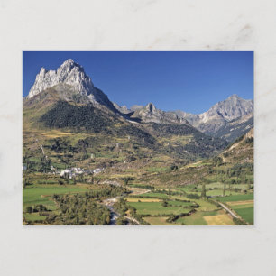 Europe, Spain, Sallent de Gallego. A small Postcard