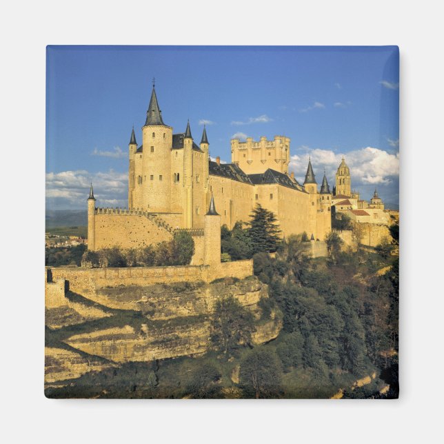 Europe, Spain, Segovia. The imposing Alcazar, Magnet (Front)