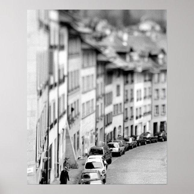 Europe, Switzerland, Bern. Old City buildings Poster (Front)