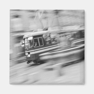 Europe, Switzerland, Bern. Tram, Marktgasse 2 Magnet
