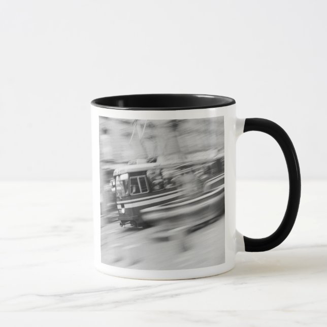 Europe, Switzerland, Bern. Tram, Marktgasse 2 Mug (Right)