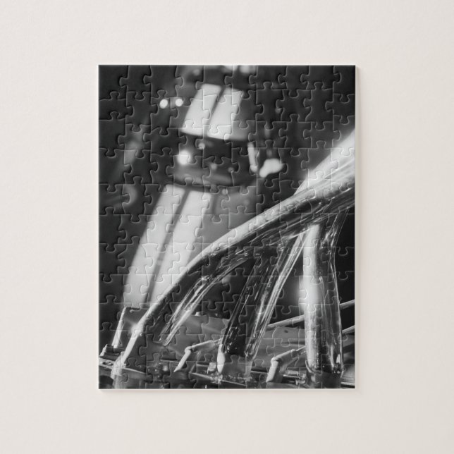 Europe, Switzerland, Geneva. Geneva Motor Show; 4 Jigsaw Puzzle (Vertical)