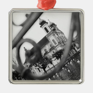 Europe, Switzerland, Lucerne. Jesuit church Metal Tree Decoration