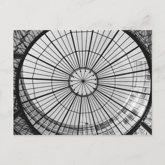 Europe, Switzerland, Zurich. Glass dome of the Postcard (Front)