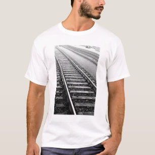 Europe, Switzerland, Zurich. Train tracks T-Shirt