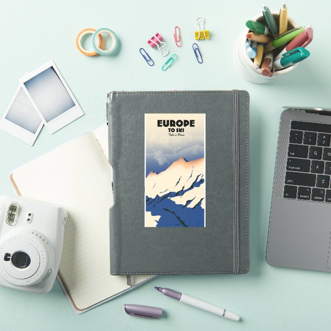 Europe to Ski "Take a plane" (iPad Cover)