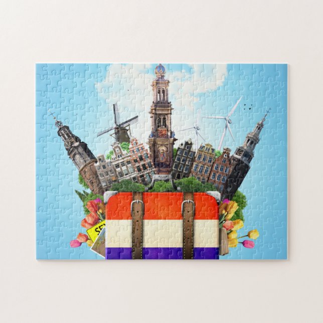 Europe Travel Jigsaw Puzzle (Horizontal)