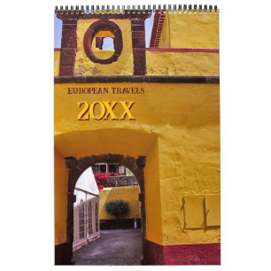 Europe Travel Photography Calendar