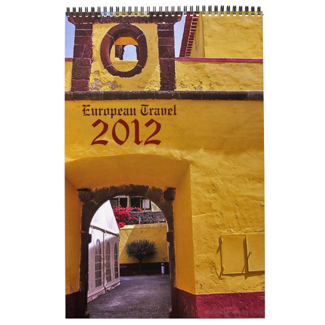 Europe Travel Photography Calendar (Cover)