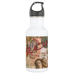 Europe Travel Vintage European Paris France Art 532 Ml Water Bottle