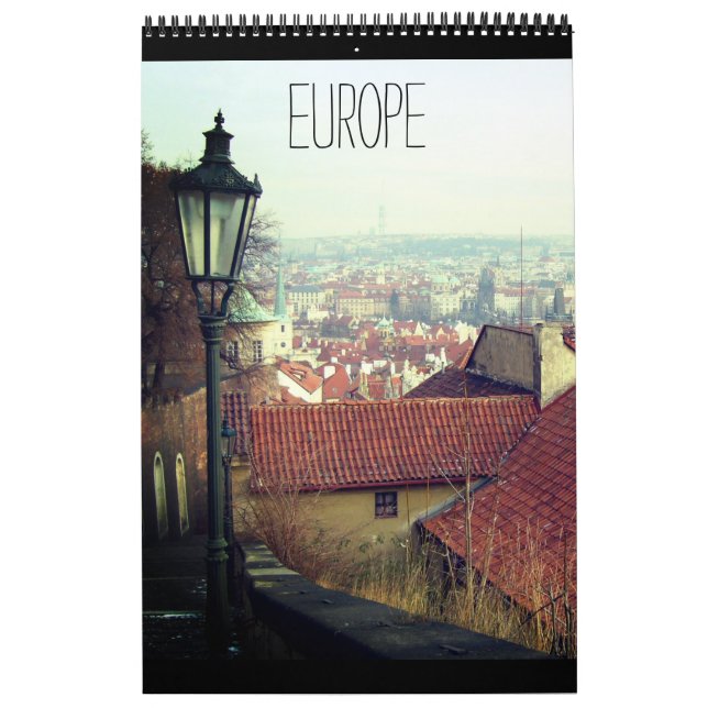 europe travels calendar (Cover)
