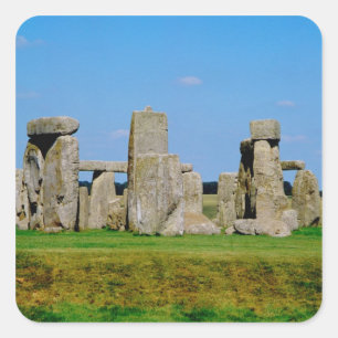 Europe, United Kingdom, England, Wiltshire, Square Sticker