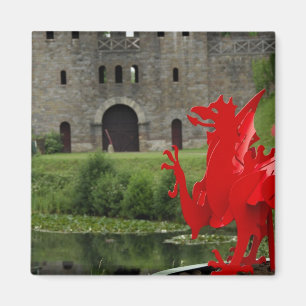 Europe, Wales, Cardiff. Cardiff Castle. Welsh Magnet