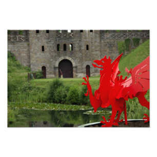 Europe, Wales, Cardiff. Cardiff Castle. Welsh Photo Print
