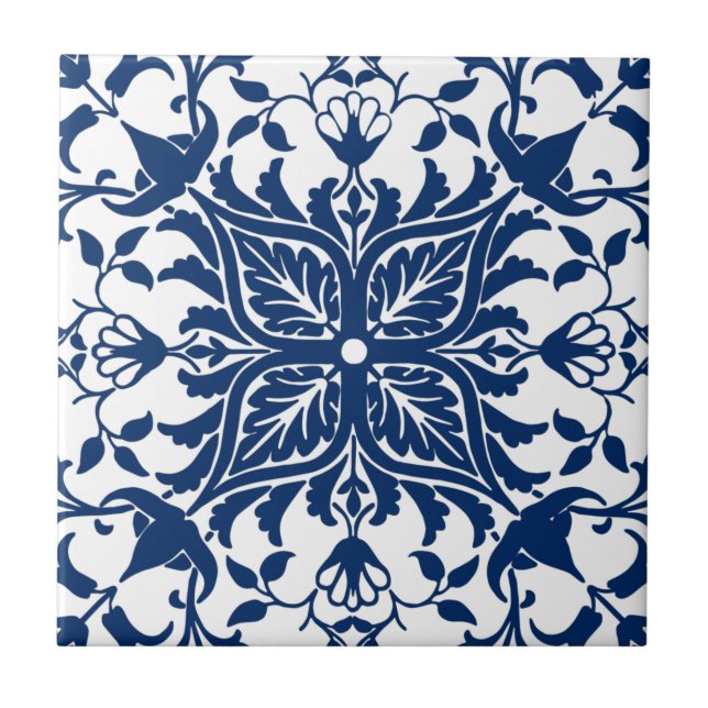 European Acanthus Leaves Tile (Front)