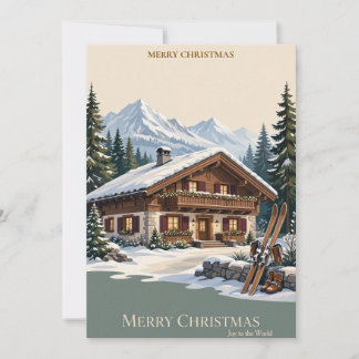 European Alpine Christmas- Snowy Mountain Winter