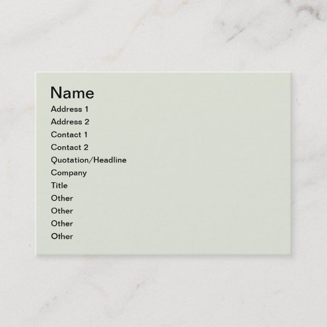 European architecture business card (Front)