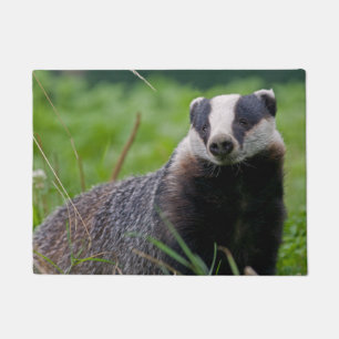European Badger Door Mat