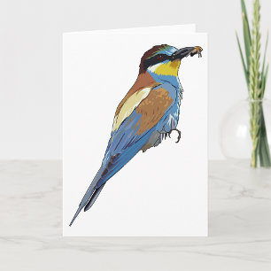 European Bee Eater Bird Greeting Cards