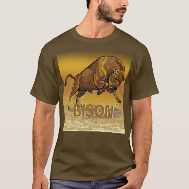 european bison T-Shirt (Front)