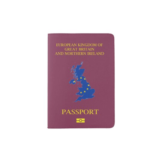 European Brexit UK Remain Passport Holder Zazzle.co.uk