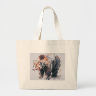 European Brown Bear 2001 Large Tote Bag