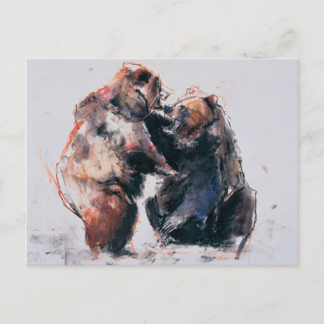 European Brown Bears 2001 Postcard (Front)