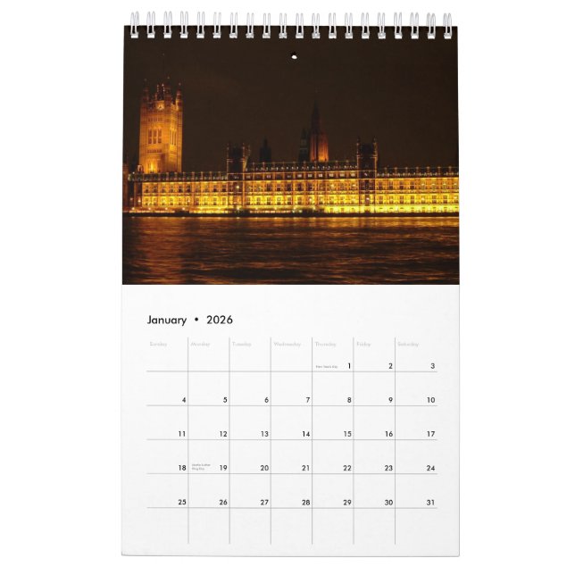 European Capitals - 2013 Calendar (Jan 2026)
