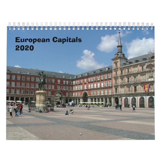 European Capitals - 2020 Calendar (Cover)