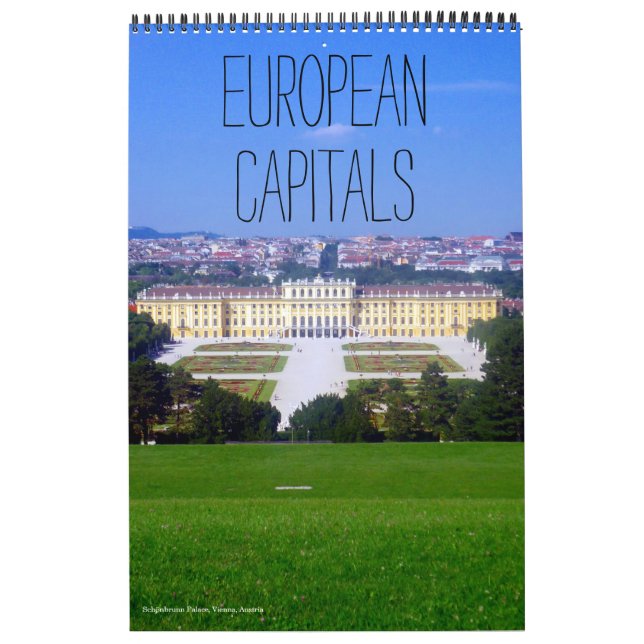 european capitals 2026 calendar (Cover)