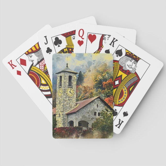 European Castle Playing Cards (Back)
