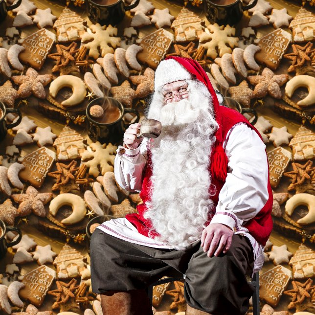 European Christmas Cookies Bliss Cosy Peel & Stick Wallpaper (Creator Uploaded)