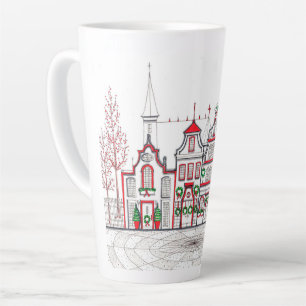 European Christmas Shops Large Latte Mug