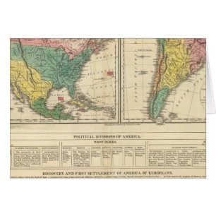 European Discovery of America Atlas Map