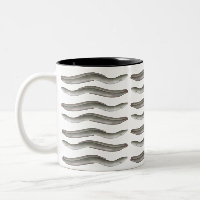 European Eel Two-Tone Coffee Mug (Left)