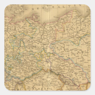 European Empires Square Sticker